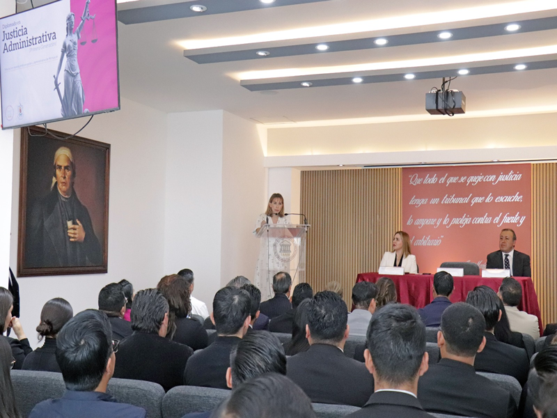 Anuncia Magistrada Lizett Puebla Escuela de Justicia Administrativa